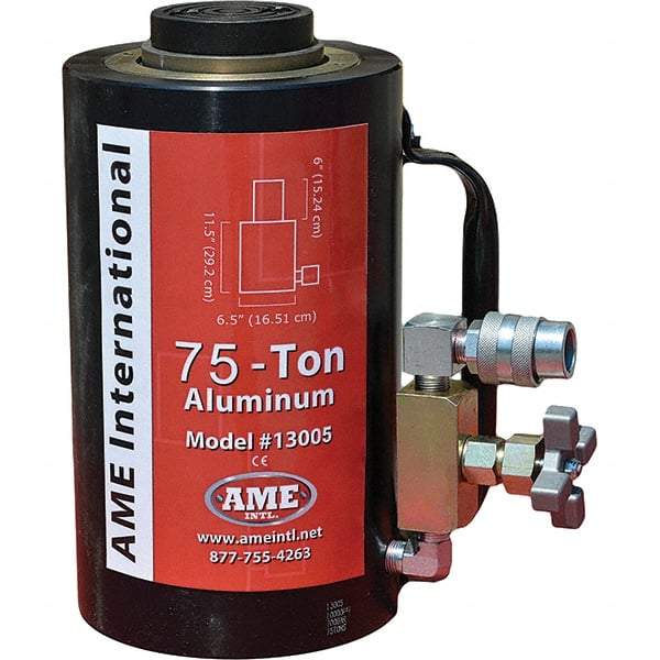AME International - Compact Hydraulic Cylinders Type: Non-Cushion Mounting Style: Base - Vertical - Apex Tool & Supply