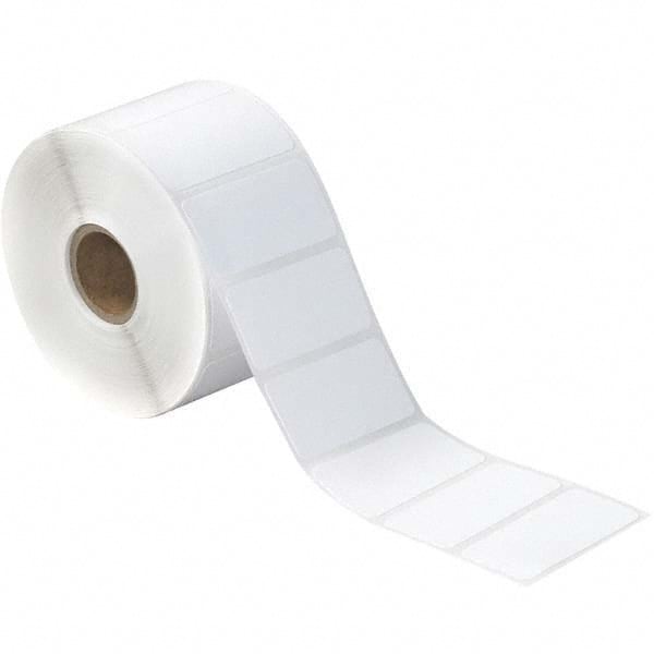 Value Collection - Pack of 12 Rolls, 1,310 Labels per Roll, 2" x 1" White Paper Thermal Labels - Apex Tool & Supply