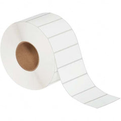Value Collection - Pack of 4 Rolls, 3,850 Labels per Roll, 4" x 1-1/2" White Matte Coated Facestock Thermal Labels - Apex Tool & Supply