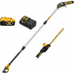 DeWALT - Edgers, Trimmers & Cutters Type: Hedge Trimmer; Pole Saw Kit Power Type: Battery - Apex Tool & Supply