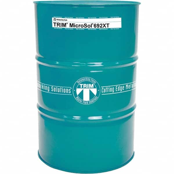 Master Fluid Solutions - TRIM MicroSol 692XT 54 Gal Drum Cutting, Drilling, Sawing, Grinding, Tapping & Turning Fluid - Apex Tool & Supply
