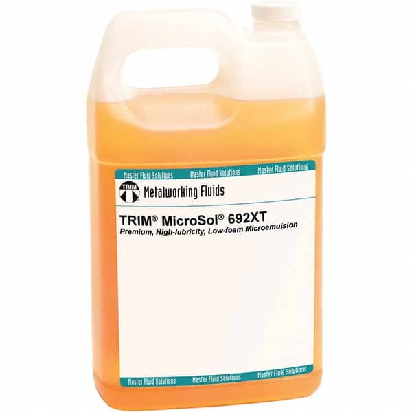 Master Fluid Solutions - TRIM MicroSol 692XT 1 Gal Bottle Cutting, Drilling, Sawing, Grinding, Tapping & Turning Fluid - Apex Tool & Supply