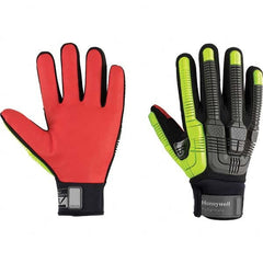 Honeywell - Size XL (10), ANSI Cut Lvl A6, Abrasion Lvl 4, Rubber Coated Cut Resistant Gloves - Apex Tool & Supply