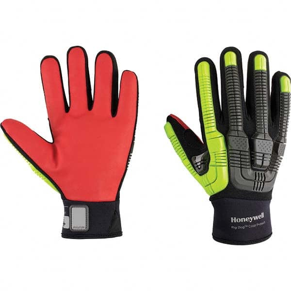 Honeywell - Size 2XL (11), ANSI Cut Lvl A6, Abrasion Lvl 4, Rubber Coated Cut Resistant Gloves - Apex Tool & Supply