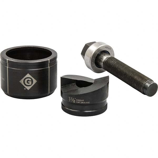Greenlee - Complete Punch Units Punch Shape: Round Punch Type: Knockout - Apex Tool & Supply