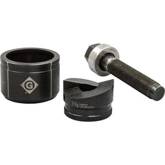 Greenlee - Complete Punch Units Punch Shape: Round Punch Type: Knockout - Apex Tool & Supply