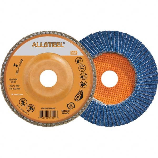 WALTER Surface Technologies - Flap Discs Abrasive Type: Coated Flap Disc Type: Type 27 - Apex Tool & Supply