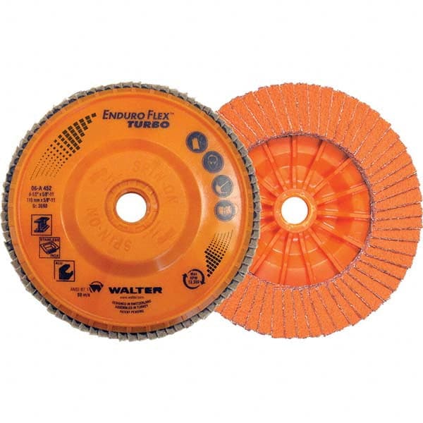 WALTER Surface Technologies - Flap Discs Abrasive Type: Coated Flap Disc Type: Type 27 - Apex Tool & Supply