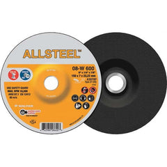WALTER Surface Technologies - Depressed-Center Wheels Wheel Diameter (Inch): 6 Wheel Thickness (Inch): 1/4 - Apex Tool & Supply