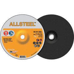 WALTER Surface Technologies - Depressed-Center Wheels Wheel Diameter (Inch): 9 Wheel Thickness (Inch): 1/4 - Apex Tool & Supply