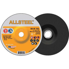 WALTER Surface Technologies - Depressed-Center Wheels Wheel Diameter (Inch): 7 Wheel Thickness (Inch): 1/8 - Apex Tool & Supply