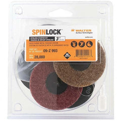 WALTER Surface Technologies - Flap Wheel Kits Abrasive Type: Coated; Non-Woven Abrasive Material: Aluminum Oxide - Apex Tool & Supply