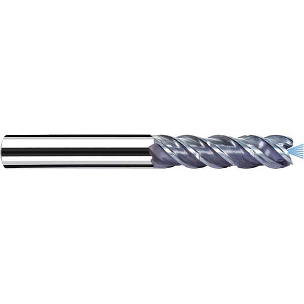 Fraisa - 5/8" Diam 4 Flute Solid Carbide 0.008" Corner Radius End Mill - Apex Tool & Supply