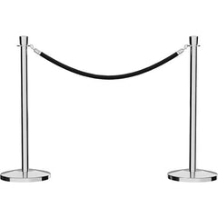 Trafford Industrial - Barrier Posts Type: Stanchion Post Color/Finish: Polished Stainless Steel - Apex Tool & Supply