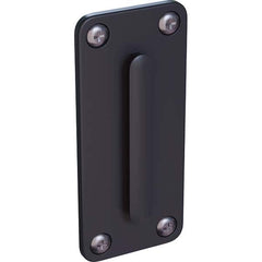 Trafford Industrial - Barrier Parts & Accessories Type: Wall Plate Color: Black - Apex Tool & Supply