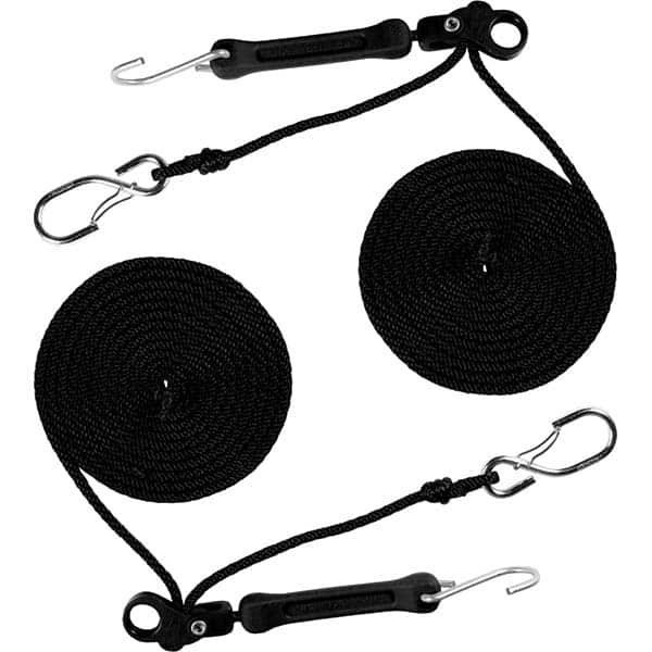 The Perfect Bungee - Stretch Tie Downs Type: Rope Lock Tie Down End Type: S Hook; Galvanized Gated Hook - Apex Tool & Supply