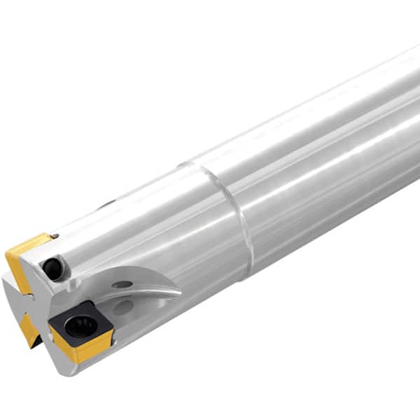 Iscar - Indexable Square-Shoulder End Mills Cutting Diameter (mm): 10.00 Cutting Diameter (Decimal Inch): 0.3937 - Apex Tool & Supply