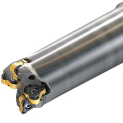 Iscar - Indexable Copy End Mills Maximum Depth of Cut (mm): 1.00 Maximum Depth of Cut (Decimal Inch): 0.0390 - Apex Tool & Supply