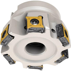Iscar - Indexable Square-Shoulder Face Mills Cutting Diameter (mm): 63.00 Cutting Diameter (Decimal Inch): 2.4800 - Apex Tool & Supply