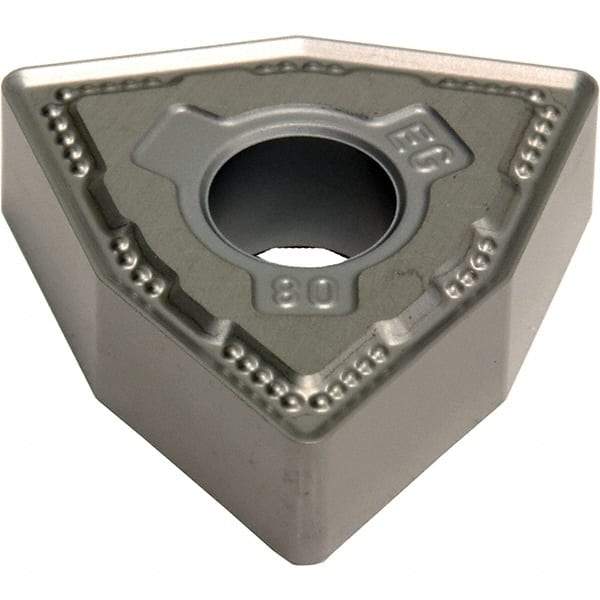 Sumitomo - WNMG333 EEG Grade AC5025S Carbide Turning Insert - TiAlSiN Finish, 80° Trigon, 3/8" Inscr Circle, 3/16" Thick, 0.0469" Corner Radius - Apex Tool & Supply