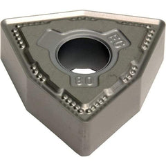 Sumitomo - WNMG333 EEG Grade AC5025S Carbide Turning Insert - TiAlSiN Finish, 80° Trigon, 3/8" Inscr Circle, 3/16" Thick, 0.0469" Corner Radius - Apex Tool & Supply