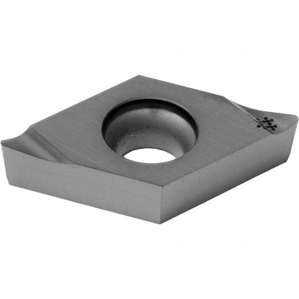 Sumitomo - DCGT21.51 RFY Grade AC5015S Carbide Turning Insert - TiAlSiN Finish, 55° Diamond, 1/4" Inscr Circle, 3/32" Thick, 0.0156" Corner Radius - Apex Tool & Supply
