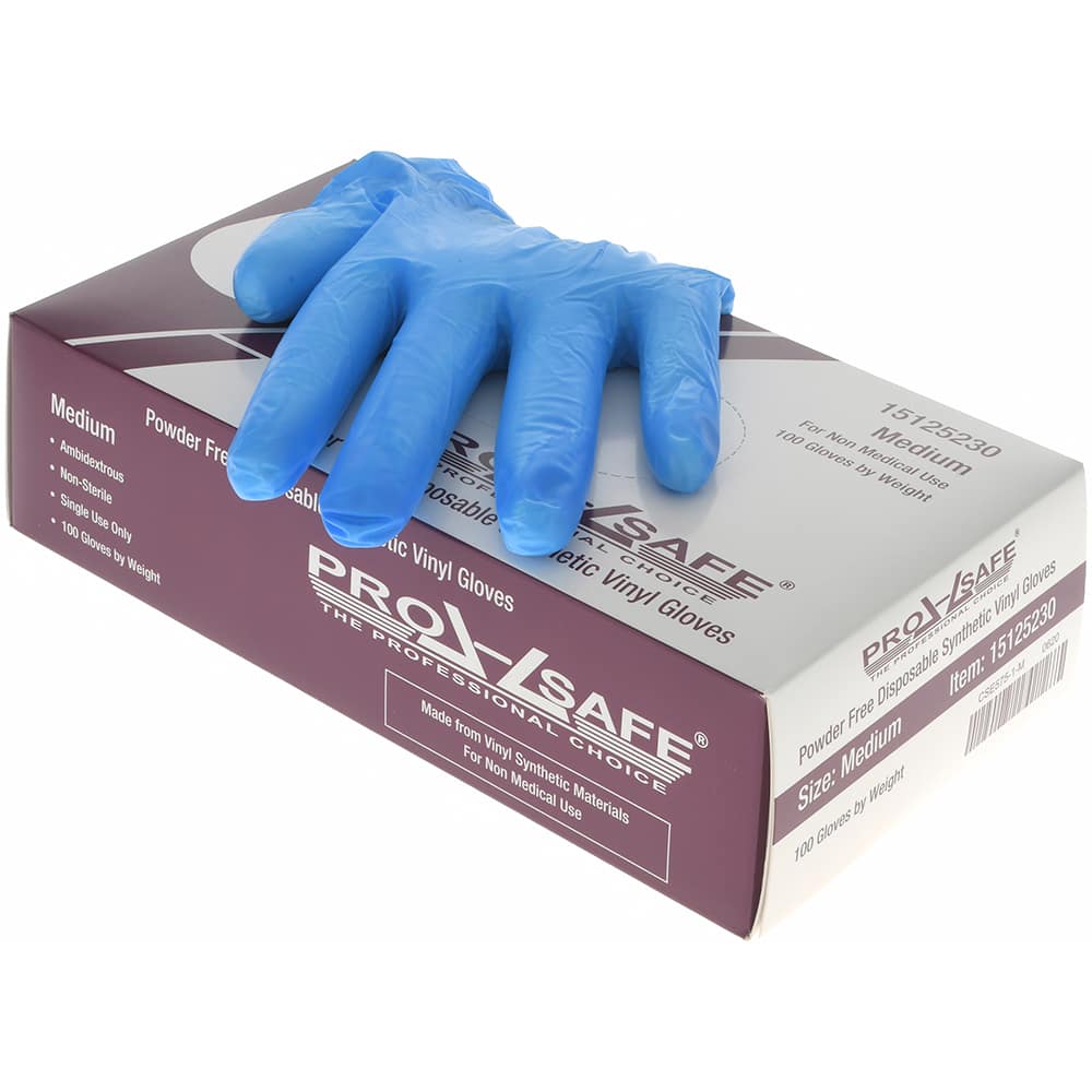 PRO-SAFE - Size M, 3 mil, Synthetic Hybrid Disposable Gloves - Apex Tool & Supply