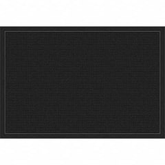 PRO-SAFE - 2.66' Long x 2' Wide Natural Rubber, Ribbed Entrance Matting - Apex Tool & Supply