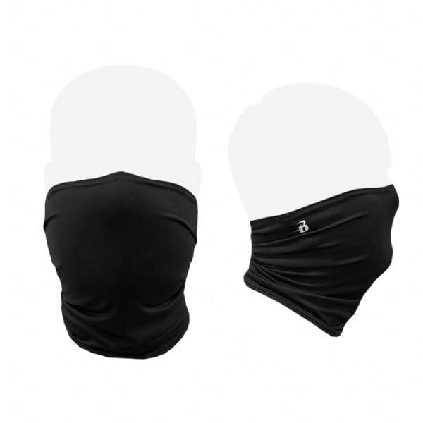 Badger Sport - Pack of (100), Size S/M Black Gaiter Design Washable Face Mask - Apex Tool & Supply