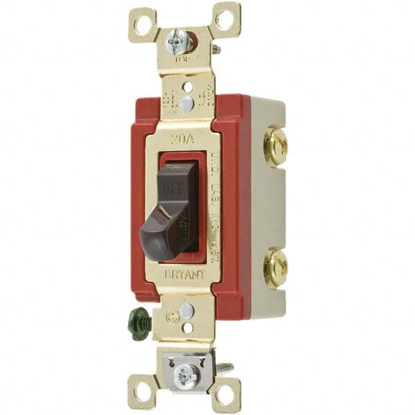 Bryant Electric - Wall & Dimmer Light Switches Switch Type: NonDimmer Switch Operation: Toggle - Apex Tool & Supply