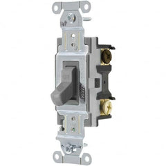 Bryant Electric - Wall & Dimmer Light Switches Switch Type: Three Way Switch Operation: Toggle - Apex Tool & Supply