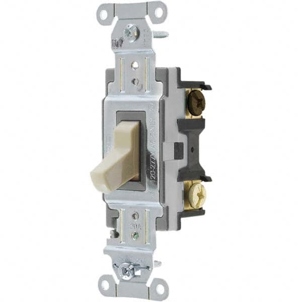 Bryant Electric - Wall & Dimmer Light Switches Switch Type: Four Way Switch Operation: Toggle - Apex Tool & Supply