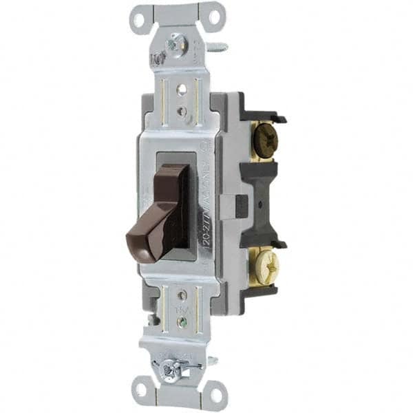 Bryant Electric - Wall & Dimmer Light Switches Switch Type: Three Way Switch Operation: Toggle - Apex Tool & Supply