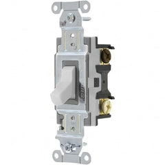 Bryant Electric - Wall & Dimmer Light Switches Switch Type: Three Way Switch Operation: Toggle - Apex Tool & Supply