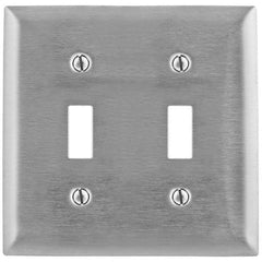 Bryant Electric - Wall Plates Wall Plate Type: Switch Plates Color: Metallic - Apex Tool & Supply