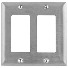 Bryant Electric - Wall Plates Wall Plate Type: Outlet Wall Plates Color: Metallic - Apex Tool & Supply