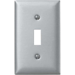 Bryant Electric - Wall Plates Wall Plate Type: Switch Plates Color: Metallic - Apex Tool & Supply