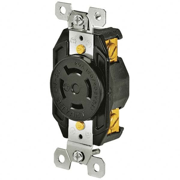 Bryant Electric - Twist Lock Receptacles Receptacle/Part Type: Receptacle Gender: Female - Apex Tool & Supply