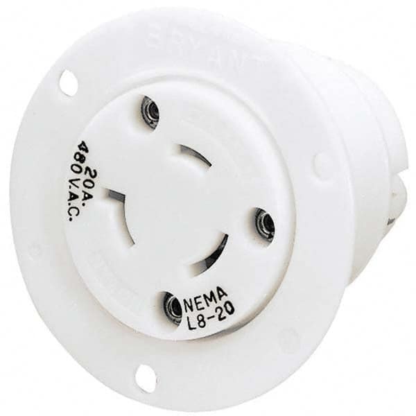 Bryant Electric - Twist Lock Receptacles Receptacle/Part Type: Receptacle Gender: Female - Apex Tool & Supply