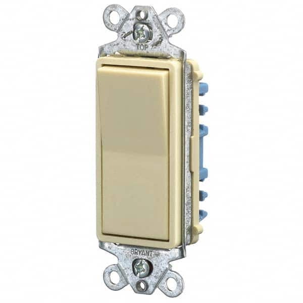 Bryant Electric - Wall & Dimmer Light Switches Switch Type: Three Way Switch Operation: Rocker - Apex Tool & Supply