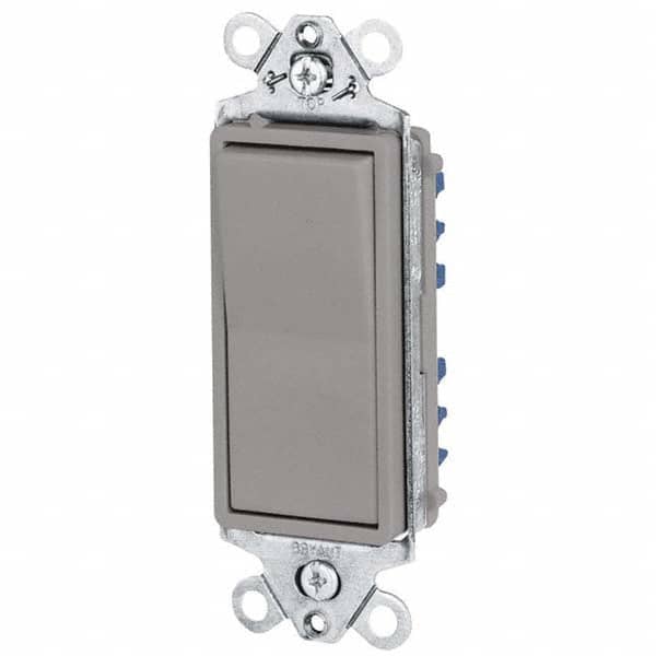 Bryant Electric - Wall & Dimmer Light Switches Switch Type: Three Way Switch Operation: Rocker - Apex Tool & Supply