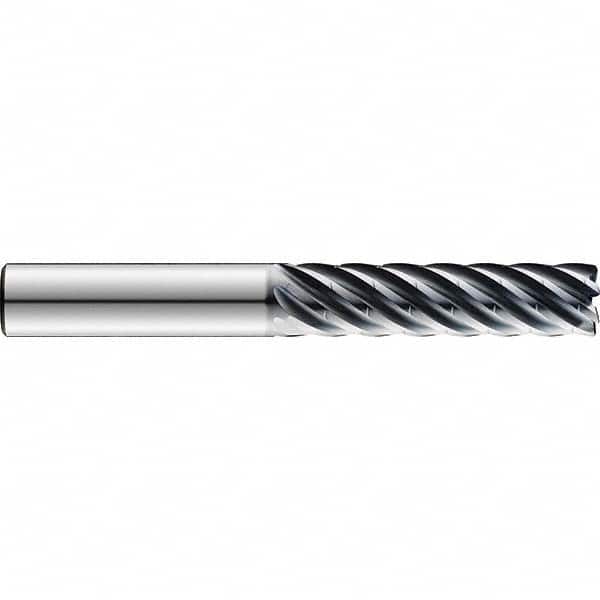 SGS - 3/4" Diam 7 Flute Solid Carbide 0.06" Corner Radius End Mill - Apex Tool & Supply