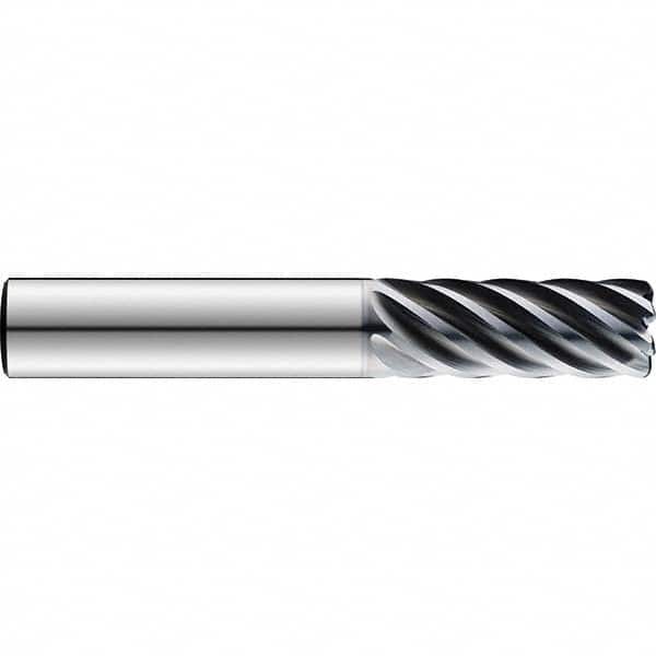 SGS - 1" Diam 7 Flute Solid Carbide 0.03" Corner Radius End Mill - Apex Tool & Supply