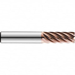 SGS - 5/8", 1-5/8" LOC, 5/8" Shank Diam, 3-3/4" OAL, 7 Flute Solid Carbide Square End Mill - Apex Tool & Supply