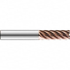 SGS - 12mm, 36mm LOC, 12mm Shank Diam, 83mm, 7 Flute Solid Carbide Square End Mill - Apex Tool & Supply