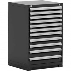 Rousseau Metal - 11 Drawer Black Steel Modular Storage Cabinet - Apex Tool & Supply