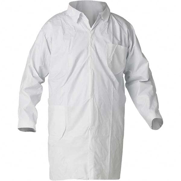 KleenGuard - Pack of (30) Size XL White Lab Coat - Apex Tool & Supply