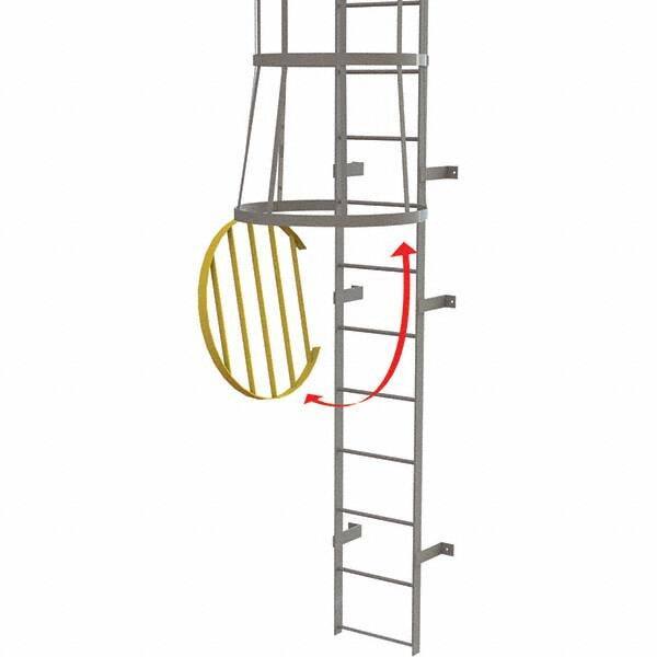 TRI-ARC - Ladder Accessories Type: Door For Use With: Tri-Arc Fixed Yellow Steel Cage Ladders - Apex Tool & Supply