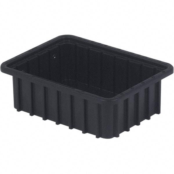 LEWISBins+ - 8-3/8" Wide x 3-1/2" High, Black Bin Divider Box - Use with DV0835 Short, DV1035 Long - Apex Tool & Supply