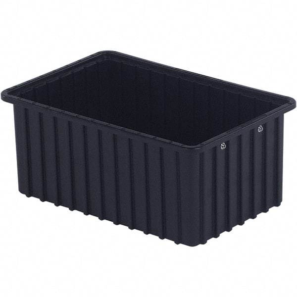 LEWISBins+ - 10-7/8" Wide x 8" High, Black Bin Divider Box - Use with DV1080 Short, DV1680 Long - Apex Tool & Supply